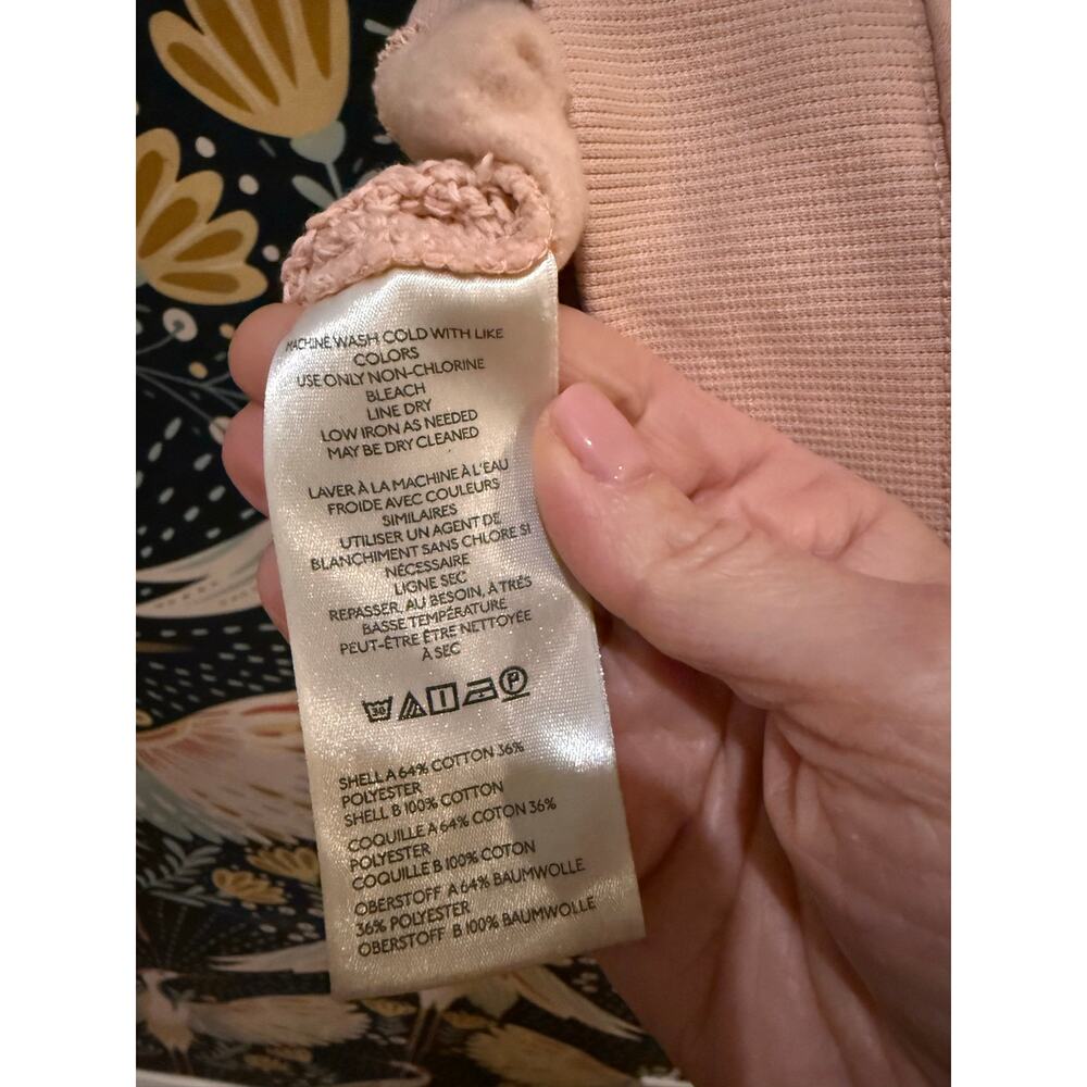 Pilcro Mixed Rib Sweatshirt, - Picture 8 of 8